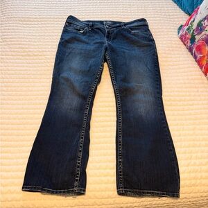 Silver Jeans Dark Blue Flare Leg Jeans